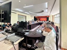 Đảng ủy phường Hoàng Liệt tiếp sóng Hội nghị toàn quốc quán triệt, triển khai thực hiện Nghị quyết Hội nghị lần thứ mười Ban chấp hành Trung ương Đảng khóa XIII