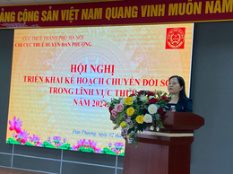 Chi Cục Thuế Đan Phượng triển khai kế hoạch thực hiện chuyển đổi số trong lĩnh vực Thuế và hướng dẫn cài đặt eTax Mobile