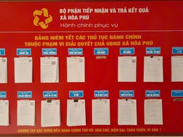 UBND xã Hòa Phú triển khai lấy phiếu khảo sát, đo lường sự hài lòng của người dân, tổ chức đối với sự phục vụ của UBND xã Hòa Phú