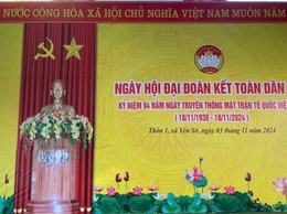 Bài tuyên truyền kỷ niệm 94 năm ngày thành lập mặt trận dân tộc thống nhất Việt Nam (18/11/1930-18/11/2024)