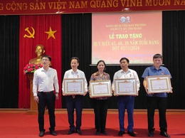 Xã Thọ Xuân tổ chức Lễ trao tặng HHĐ đợt 07/11/2024