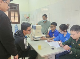 Phường Vĩnh Hưng tổ chức khám sơ tuyển nghĩa vụ Quân sự năm 2025