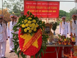 LỄ ĐÓN NHẬN, TRUY ĐIỆU VÀ AN TÁNG ANH HÙNG LIỆT SỸ NGUYỄN ĐỨC MỚI HY SINH TRONG KHÁNG CHIẾN CHỐNG MỸ CỨU NƯỚC