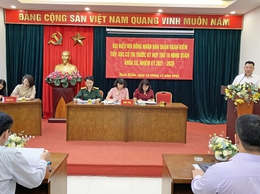 HỘI ĐỒNG NHÂN DÂN QUẬN HOÀN KIẾM TIẾP XÚC VỚI CỬ TRI PHƯỜNG HÀNG BÀI VÀ PHAN CHU TRINH TRƯỚC KỲ HỌP THỨ 16 CỦA HĐND QUẬN, KHÓA XX, NHIỆM KỲ 2021 – 2026.