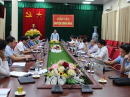Ban Chỉ đạo Cải cách hành chính, Chuyển đổi số và Đề án 06 huyện Ứng Hoà họp đánh giá kết quả triển khai thực hiện các nhiệm vụ năm 2024