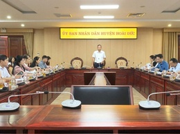UBND huyện Hoài Đức nghe báo cáo công tác cải cách hành chính năm 2024