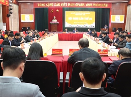 Hội nghị Ban Chấp hành Đảng bộ huyện khoá XXV, nhiệm kỳ 2020 - 2025