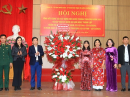 Phường Vĩnh Hưng tổ chức hội nghị gặp mặt nhân kỷ niệm 80 năm ngày Quân đội nhân dân Việt Nam (22/12/1944-22/12/2024) và tổng kết công tác xây dựng nền Quốc phòng toàn dân năm 2024.