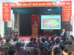 Bồi dưỡng ứng dụng chuyển đổi số, nâng cao trình độ quản lý sản xuất, chất lượng sản phẩm thuỷ sản cho các hộ nuôi trồng thuỷ sản