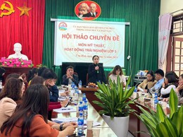 HỘI THẢO CHUYÊN ĐỀ MÔN MĨ THUẬT LỚP 5, THỰC HIỆN LỒNG GHÉP GIÁO DỤC KỸ NĂNG CÔNG DÂN SỐ