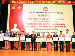 UBMTTQ Việt Nam phường Hoàng Liệt tổng kết công tác mặt trận năm 2024