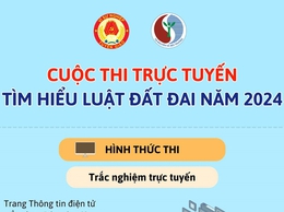 THI TRỰC TUYẾN TÌM HIỂU LUẬT ĐẤT ĐAI 2024