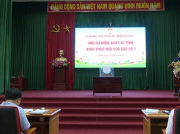 Uỷ ban MTTQ xã Cát Quế phát động ủng hộ đồng bào bị thiệt hại do bão lũ số 3 