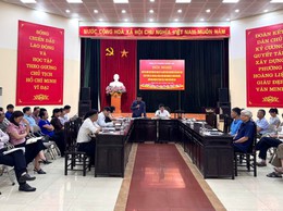 Đảng ủy phường Hoàng Liệt sơ kết 05 năm thực hiện Quy định số 124-QĐ/TW ngày 02/02/2018 của Ban Bí thư