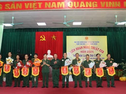 LIÊN HOAN NGHỆ THUẬT CỰU CHIẾN BINH NĂM 2024 “MÃI MÃI LÀ BỘ ĐỘI CỤ HỒ” CỤM HỒNG MINH VÀ TÂN DÂN