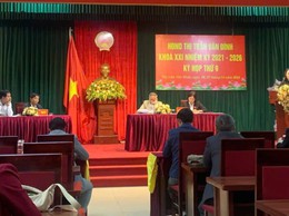 Kỳ họp thứ 9 HĐND thị trấn Vân Đình Khóa XXI, nhiệm kỳ 2021 - 2026