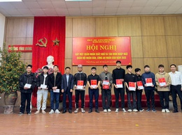 Hội đồng nghĩa vụ quân sự phường Vĩnh Hưng tổ chức gặp mặt quân nhân xuất ngũ và Tân binh nhập ngũ Nghĩa vụ quân sự, nghĩa vụ Công an năm 2025