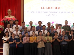 Hương Sơn khai mạc Tuần lễ học tập suốt đời năm 2025