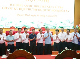 Tổng Bí thư Tô Lâm tiếp xúc cử tri đơn vị bầu cử số 10 tại xã Quang Minh 