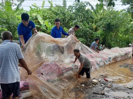 Nam Phù: Nhân dân đồng lòng, chính quyền sát cánh ứng phó bão số 10