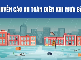 Khuyến cáo đảm bảo an toàn điện khi trời mưa