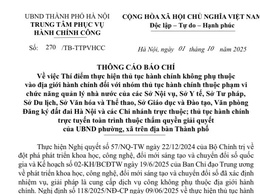 Thông cáo báo chí của Trung tâm phục vụ hành chính công số 270/TB-TTPVHCC ngày 01/10/2025 về thí điểm thực hiện thủ tục hành chính không phụ thuộc
vào địa giới hành chính