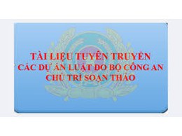 Các dự án luật, pháp lệnh do Bộ Công an chủ trì soạn thảo trình Quốc hội khoá XV năm 2025