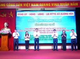 Xã Dương Hoà hưởng ứng Ngày hội Đổi mới sáng tạo quốc gia 01/10