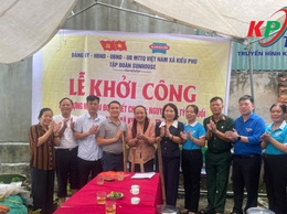 Xã Kiều Phú phối hợp với Tập đoàn Sunhouse tổ chức Lễ khởi công xây dựng Nhà Đại đoàn kết cho hộ gia đình khó khăn