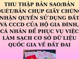 Chiến dịch “90 ngày đêm làm giàu, làm sạch cơ sở dữ liệu đất đai”