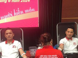 Anh Cao Văn Cường - Bí thư Chi bộ 30 lần hiến máu cứu người