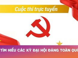 HƯỚNG ỨNG THAM GIA CUỘC THI TRỰC TUYẾN TÌM HIỂU CÁC KỲ ĐẠI HỘI ĐẢNG TOÀN QUỐC