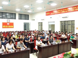PHÒNG VĂN HOÁ - XÃ HỘI 2 XÃ BÌNH MINH & TAM HƯNG PHỐI HỢP TỔ CHỨC TẬP HUẤN KIẾN THỨC AN TOÀN THỰC PHẨM CHO CÁC CƠ SỞ GIÁO DỤC