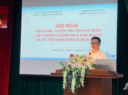 Tam Hưng: Nâng cao nhận thức phòng, chống mua bán người