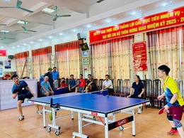 Sôi nổi, ấn tượng Giải bóng bàn xã Tam Hưng