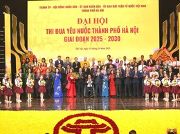 Đồng chí Chủ tịch UBND phường Cầu Giấy tham dự Đại hội thi đua yêu nước thành phố Hà Nội giai đoạn 2025-2030