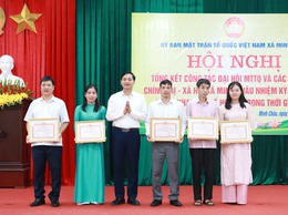 Ủy ban MTTQ Việt Nam xã Minh Châu tổng kết công tác Đại hội lần thứ I, nhiệm kỳ 2025 – 2030.