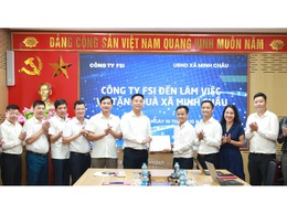 Công ty Cổ phần Đầu tư Thương mại & Phát triển Công nghệ FSI đã có buổi làm việc với lãnh đạo xã Minh Châu về thúc đẩy chuyển đổi số tại địa phương