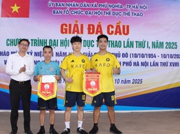 Xã Phú Nghĩa tổ chức Giải đá cầu trong chương trình Đại hội Thể dục Thể thao lần thứ I năm 2025
