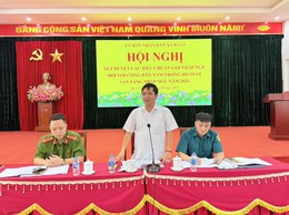 HỘI ĐỒNG NGHĨA VỤ QUÂN SỰ XÃ BA VÌ TỔ CHỨC HỘI NGHỊ XÉT DUYỆT TIÊU CHUẨN GỌI NHẬP NGŨ NĂM 2026
