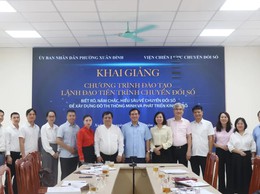 Phường Xuân Đỉnh: Tiên phong chuyển đổi số, xây dựng đô thị thông minh, kiểu mẫu