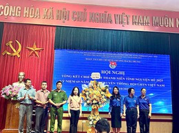 Phường Hai Bà Trưng tổ chức thành công Hội nghị tổng kết Chiến dịch Thanh niên Tình nguyện Hè 2025 và Kỷ niệm 69 năm Ngày Truyền thống Hội Liên hiệp Thanh niên Việt Nam