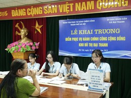 Hà Nội thí điểm mô hình “Điểm Phục vụ hành chính công cộng đồng” - Đưa dịch vụ hành chính đến gần hơn với người dân