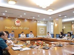 Tập thể Lãnh đạo UBND phường Từ Liêm họp thống nhất chỉ đạo, quyết định một số nội dung theo thẩm quyền