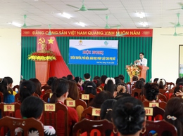 Hội Liên hiệp Phụ nữ xã Suối Hai tuyên truyền, phổ biến, giáo dục pháp luật cho phụ nữ về phòng, chống mua bán người