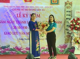 CLB phụ nữ họ Dương liên xã Phúc Thọ – Hát Môn – Phúc Lộc – Hoài Đức tổ chức Lễ kỷ niệm 95 năm Ngày thành lập Hội LHPN Việt Nam