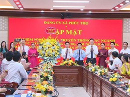 Phúc Thọ gặp mặt kỷ niệm 95 năm ngày thành lập các ngành, ban Xây dựng Đảng và các tổ chức chính trị-xã hội