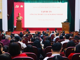 Tập huấn công tác tổ chức xây dựng Đảng năm 2025