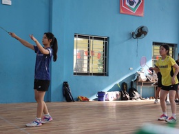 Giải cầu lông vô địch – Các tay vợt thi đua tranh tài trong khuôn khổ hội thao thể dục thể thao xã Ứng Thiên năm 2025