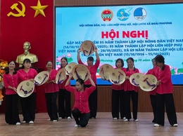 Xã Đoài Phương gặp mặt kỷ niệm các ngày truyền thống Hội Nông dân, Phụ nữ và Thanh niên
